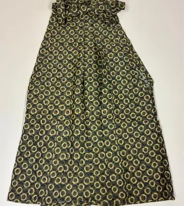 남성용 워셔블 하카마 직조된 둥근 무늬 마노리