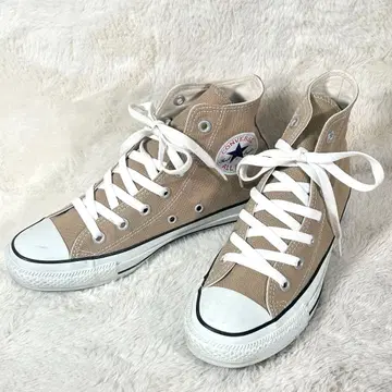 [Converse] 올스타 하이컷 스니커즈 베이지 24cm