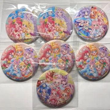 프리큐어 캐릭터 BIG 캔뱃지 7세트