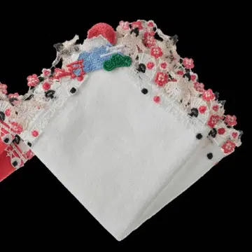 [ 새상품 ] 긴자와 레이스 도스코이 일본 와 레이스 화이트 흰색 2장