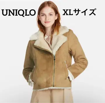 [유니클로] 무스탕 코트 자켓 XL 사이즈