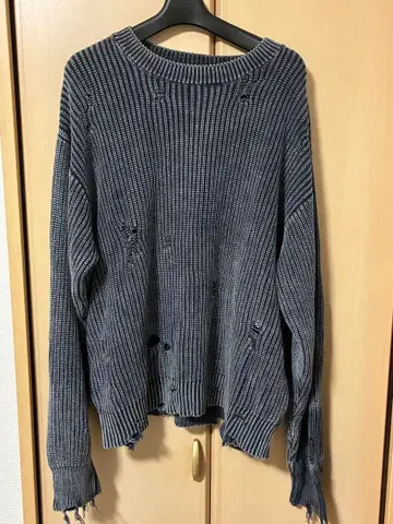 HARE 피그먼트 아제 니트 풀오버