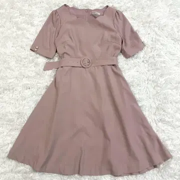 미슈마슈 MISCH MASCH 원피스 M 벨트 더스티 핑크