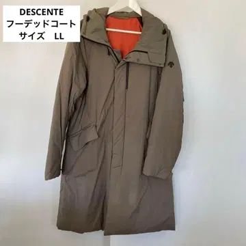 DESCENTE 데상트 후디드 스타일리시 코트 LL 카키