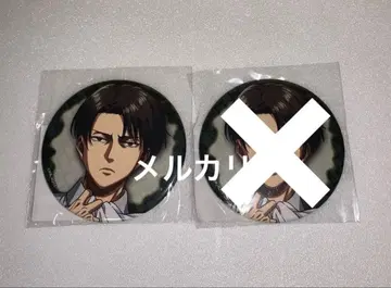 진격의 거인 모리 온라인 스크래치 리바이 캔뱃지 1점