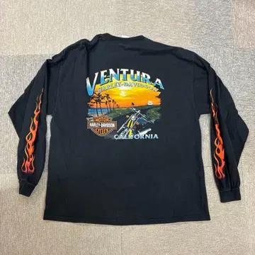 HARLEY DAVIDSON FLAME VENTURA LS Tee