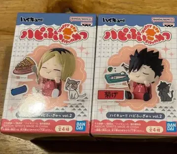 하이큐!! 하피피규어 vol.2 코즈메 켄마 쿠로오 테츠로 세트