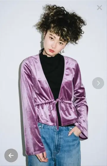 X-girl 벨로아 가디건