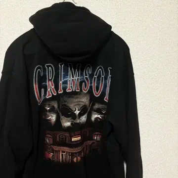 레어 페이즈 클랜 크림슨 호러 미스터리 영화 블랙 후드티 L