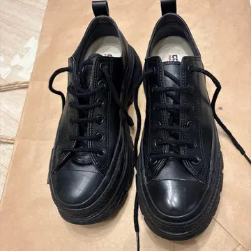 컨버스 통굽 블랙 로우컷