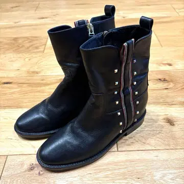 ELVIO ZANON 귀여운 스터드 장식 부츠 37 사이즈