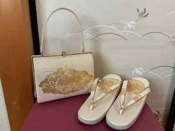 [킨와시 상표 하자품 새상품급] 일본 의류 조리 백 세트