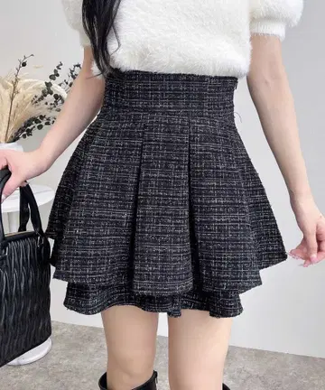 INGNI 블랙 미니 스커트