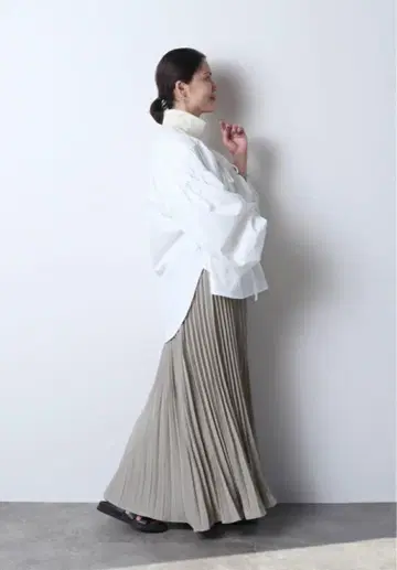 meri 아코디언 플리츠 스커트