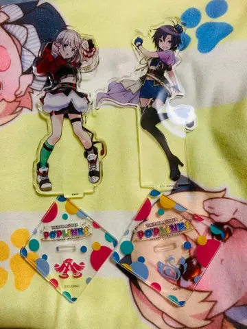 키쿠치 마코토 세리자와 아사히 팝 링크스 아크릴 스탠드 샤이니 컬러즈