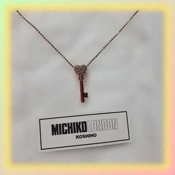 새상품 새상품급 미치코 런던 하트 키형 여성용 목걸이