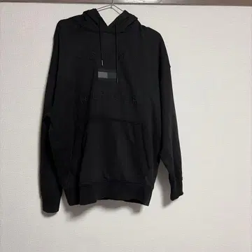 타미힐피거 TOMMY HILFIGER 엠보싱 로고 후드티 블랙 M