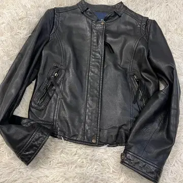 archive grunge leather jacket y2k black