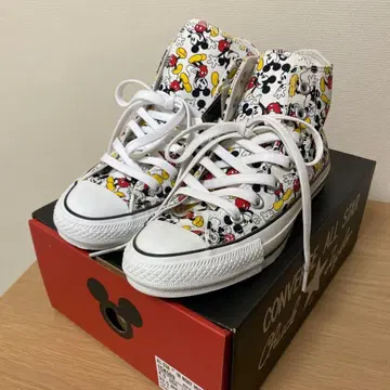 컨버스 100주년 올스타 미키 올 패턴 23.5cm