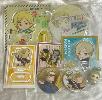 주술회전 나나미 켄토 아크릴 스탠드 캔뱃지 묶음 판매