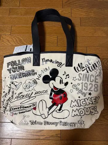 [ 택 포함 새상품 ] 미키 토트백 디즈니