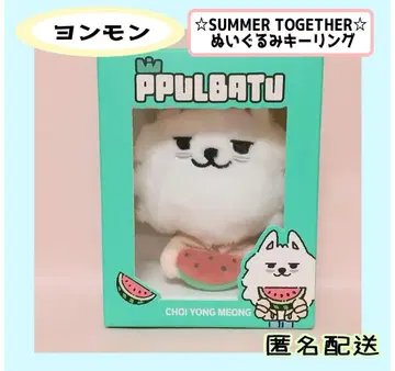 PPULBATU 용몬 수박 봉제 인형 키링 [공식]