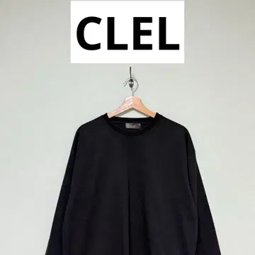 CLEL T셔츠 롱T 긴팔 블랙 고급 원단 두꺼운 원단 S 고급 깔끔한