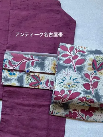 앤티크 사라사 나고야 오비