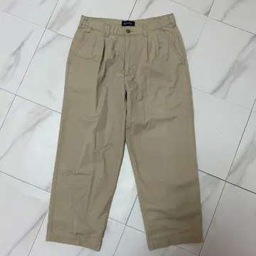 퓨리탄 2턱 치노 팬츠 베이지