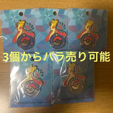 포켓몬 센터 카나자와 한정 로고 핀즈 5개 세트