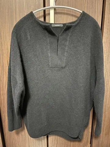 저널 스탠다드 키넥 블랙 울 혼방 긴팔 니트