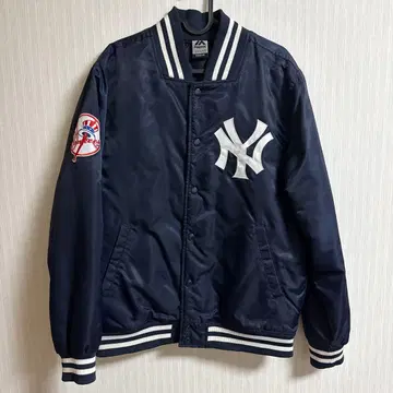 뉴욕 양키스 바시티 자켓 네이비