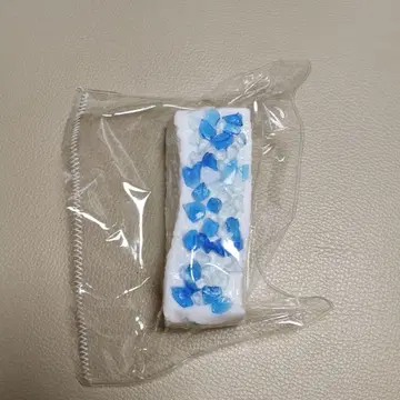 파랑 수정 스퀴즈 얼음 버터