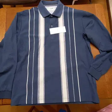 택 포함 미사용 크로커다일 남성용 긴팔 피케 셔츠 LL 사이즈