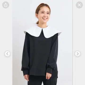 yori 와이드 컬러 스트레치 블라우스