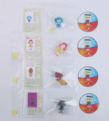 BANDAI 인터넷 가챠가챠 간식 형사 푸딩과 젤리 4세트