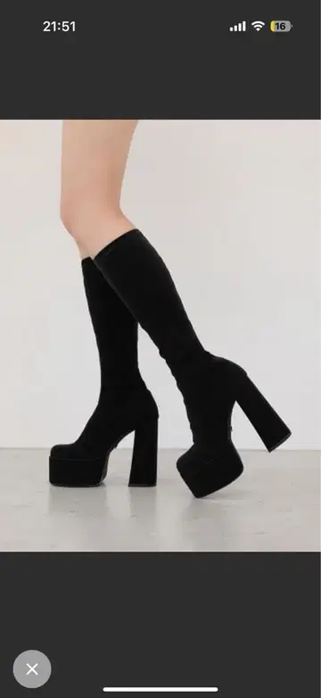 다리치 울트라 스트레치 롱 부츠 21.5cm