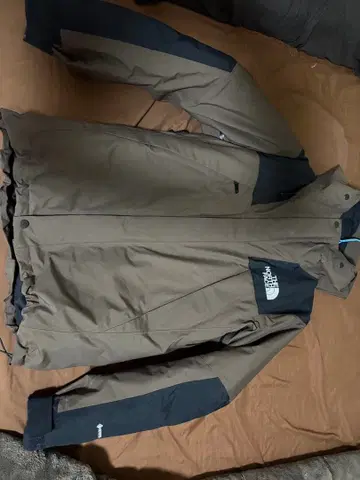 THE NORTH FACE 다운 자켓 브라운/블랙