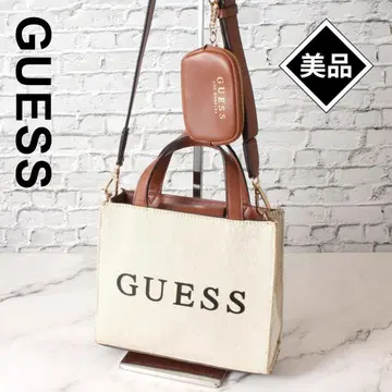새상품급 GUESS 게스 숄더백 토트백 로고백 파우치 포함