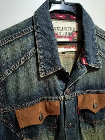 배송비 포함 EDWIN 에드윈 XV G 데님 자켓 sizeL