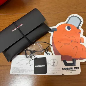 체인소 맨 x JINS 안경 케이스 포치타 안경닦이(세리토)