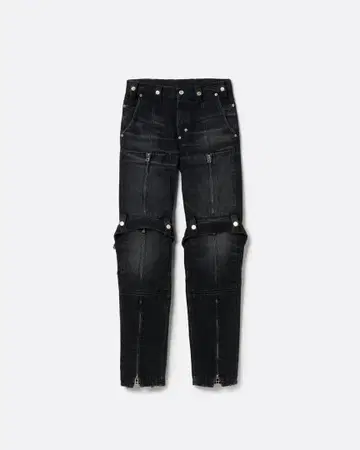 BONDAGE DENIM PANTS .13 [ USED BLACK ]