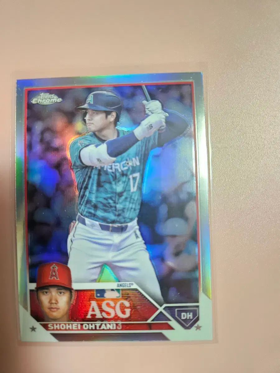 오타니 2023 Topps Chrome 올스타 리플렉터 카드