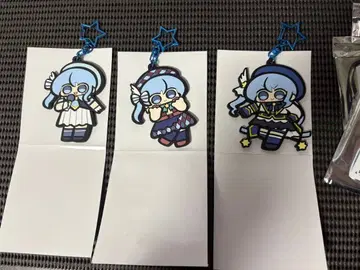 호시마치 스이세이 활동 5주년 기념 랜덤 러버 키링 3종 세트