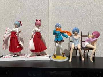 리제로 렘 라무 피규어 세트