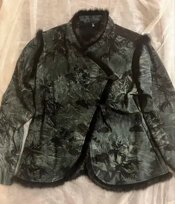 차이나 퍼 중화 모드 지뢰 중화 의류 차이나