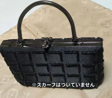 블랙 새틴 클러치백 파티백