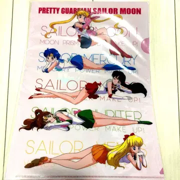 세일러문 7주년 기념 클리어 파일 세일러문 스토어