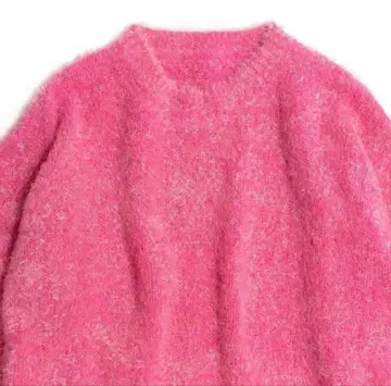 메종 스페셜 핑크 라메 니트