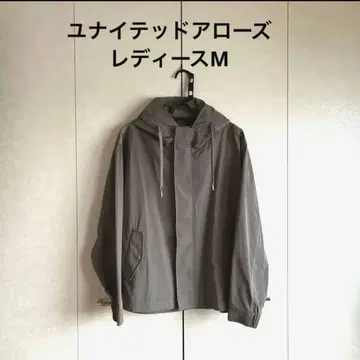 유나이티드 애로우즈 마운틴 후드티 후드 부착 코트 여성용 M 모카